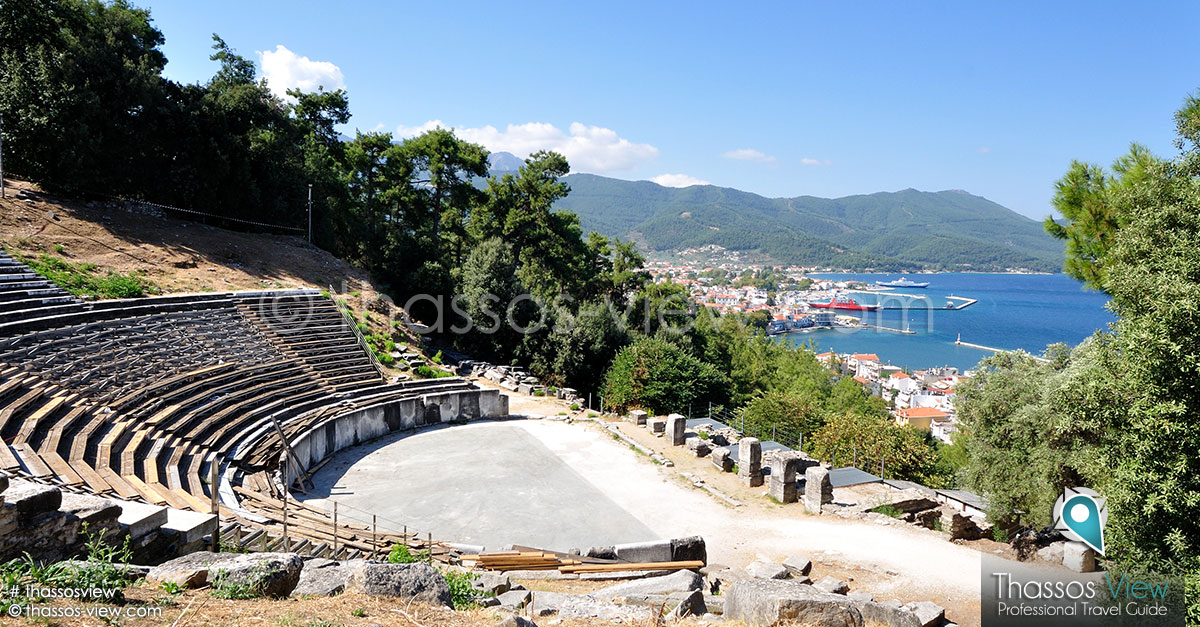 Ancient Theater, Thassos Ancient Theater, Thassos