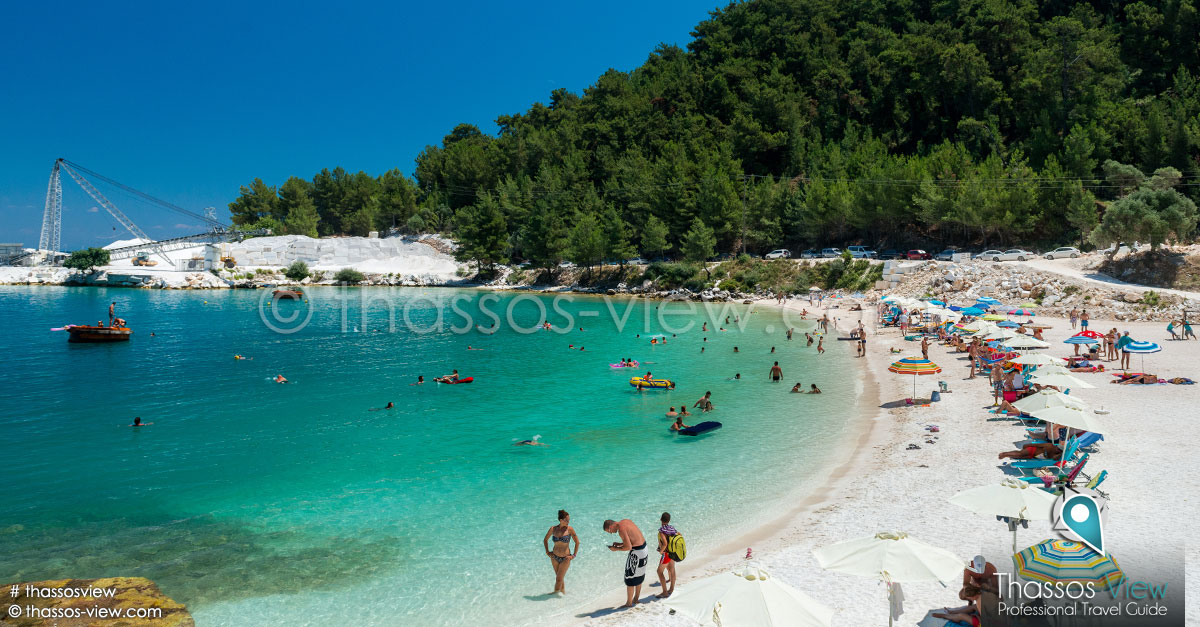 Vathy Marble Beach, Thassos Vathy Marble Beach, Thassos